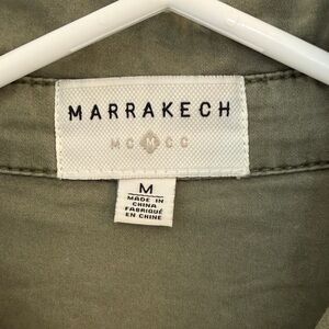 Marrakech Women's Utility Jacket in Olive Green